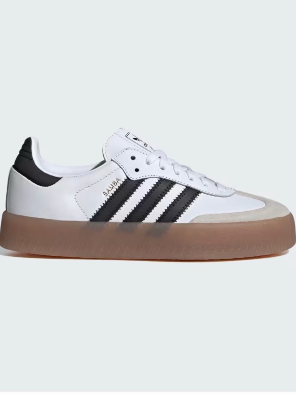 adidas Sambae Platform Sneakers White Black